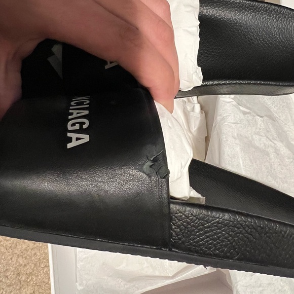 Balenciaga leather slides - Picture 4 of 9
